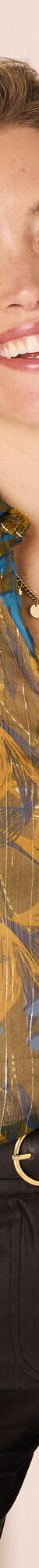 Chemisier voile imprimé, fils brillants (kaki / bleu) Chemisier voile imprimé, fils brillants (kaki / bleu)